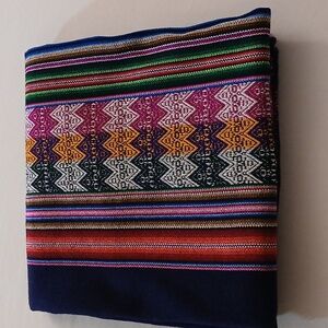 Colorful Woven Tablecloth